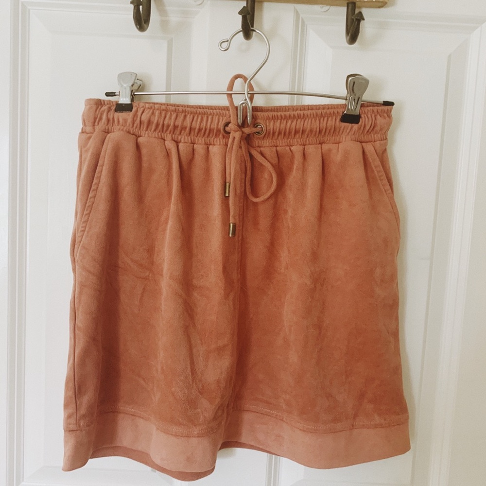 MINKPINK Soft Suede Skirt
